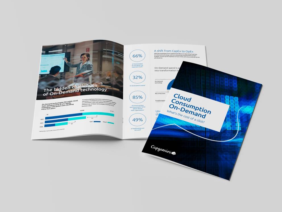 Cloud Consumption On-Demand Mockup image