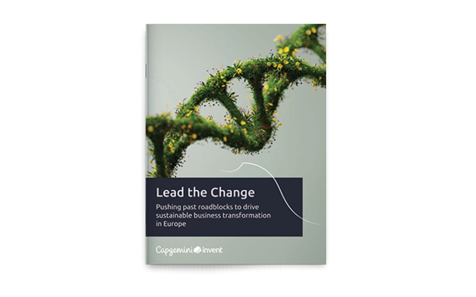 Pushing past roadblocks to drive sustainable business transformation in Europe Book mockup